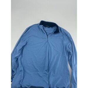 Polo‎ Golf Ralph Lauren XL Pullover 1/4 Zip Long Sleeve Blue Top Mens